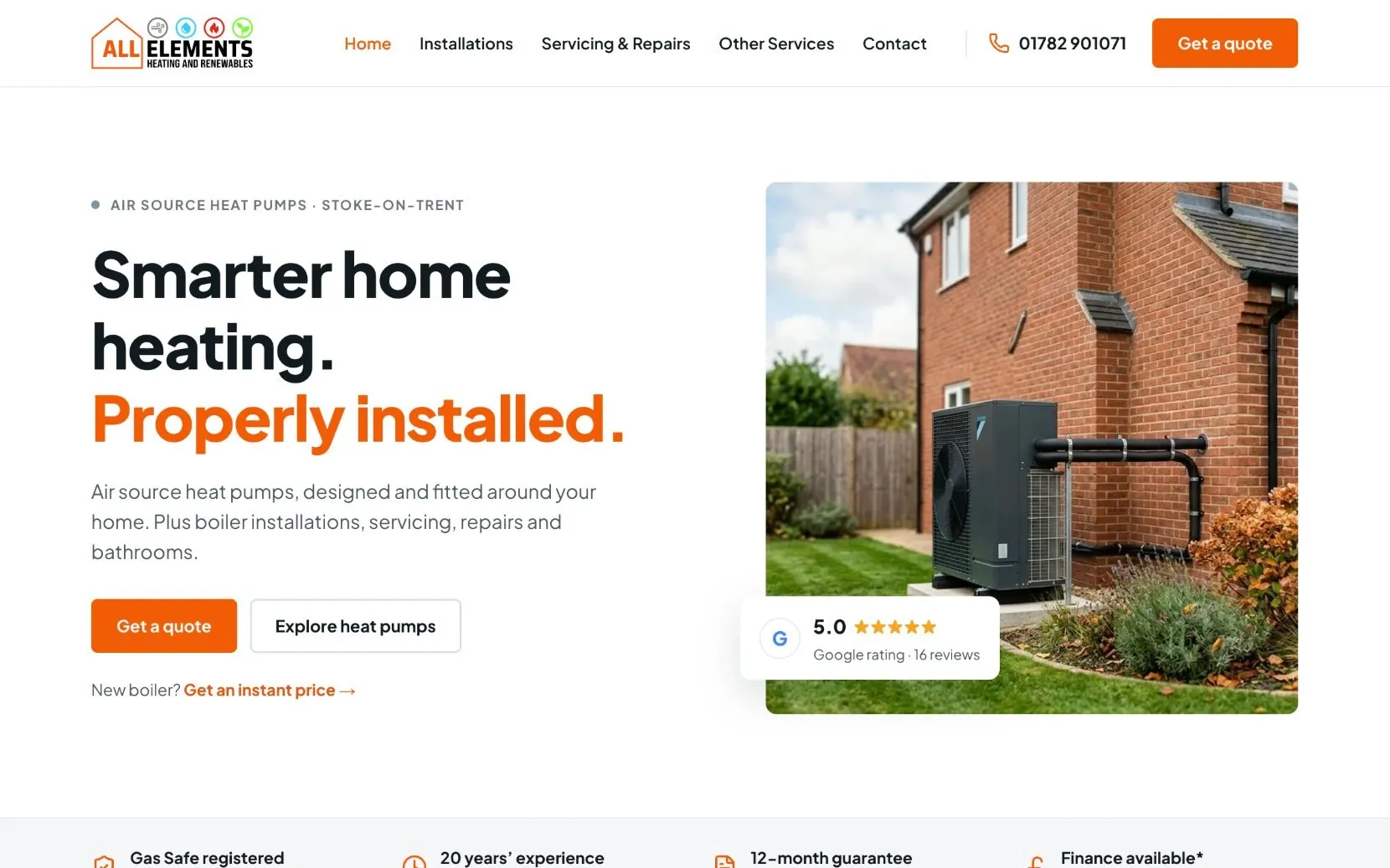 The All Elements website